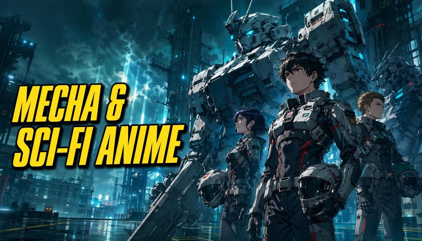 Náhledový obrázek kvízu Mecha & Sci-Fi anime
