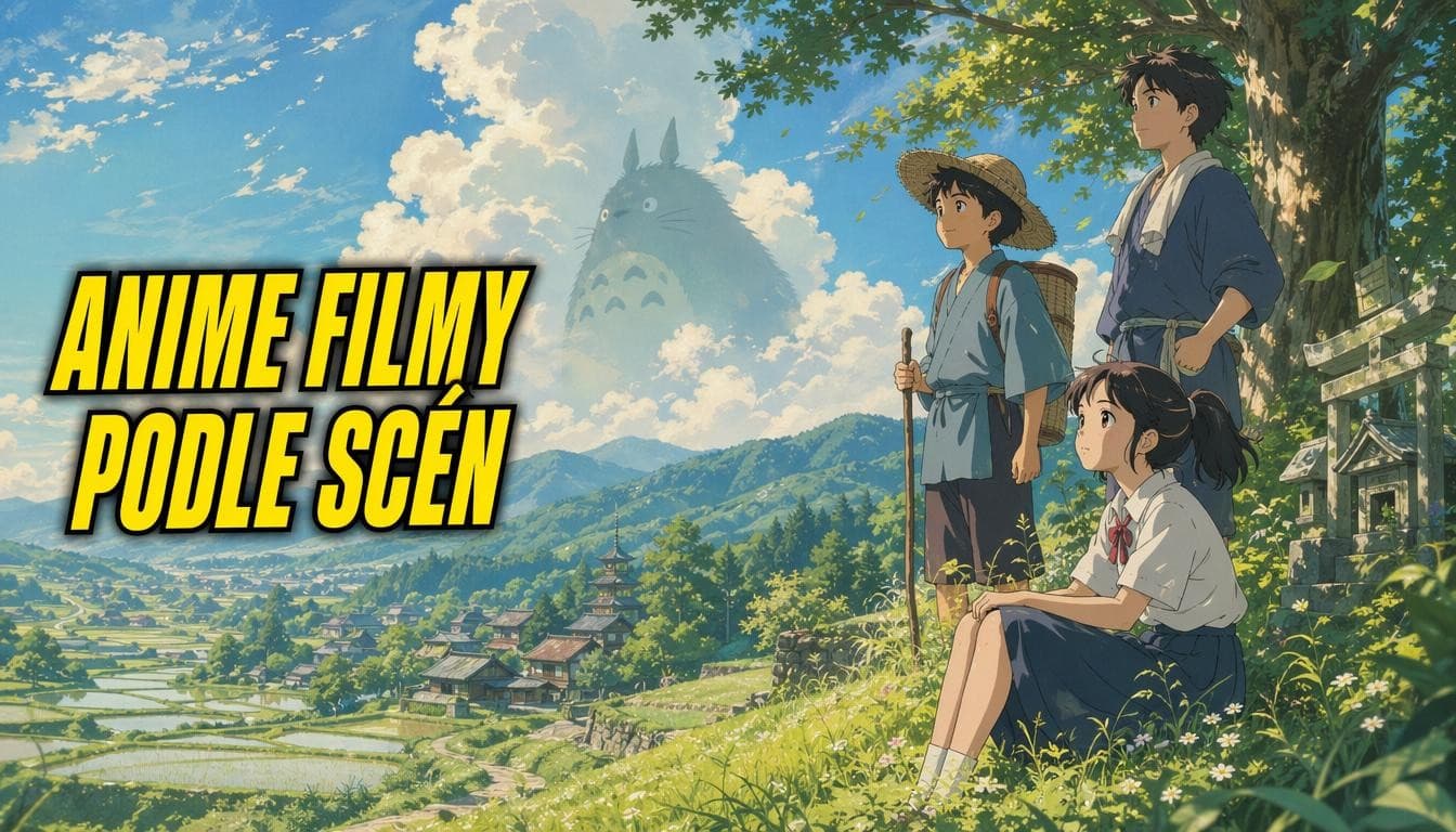 Náhledový obrázek kvízu Ghibli filmy podle scén