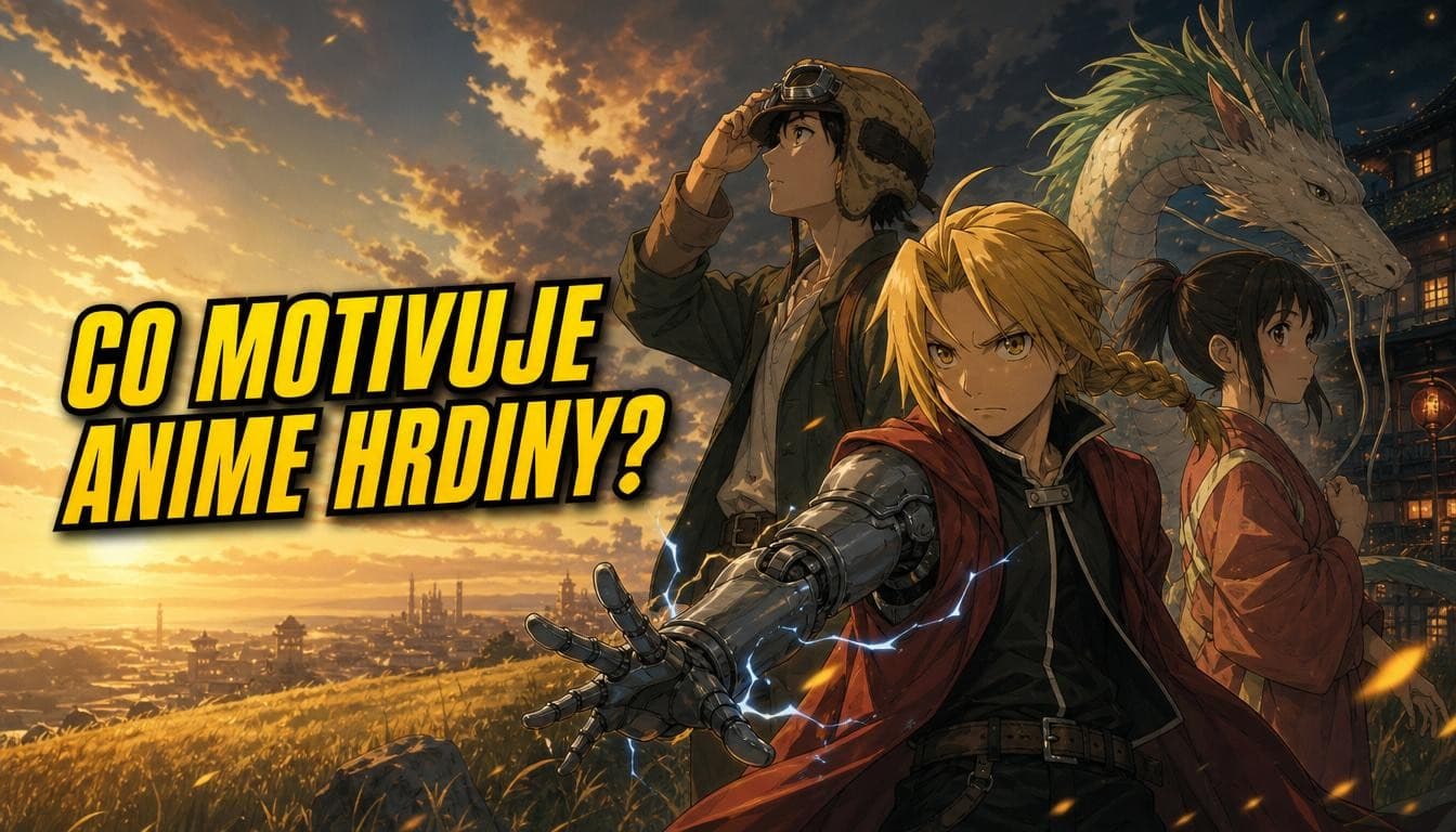 Náhledový obrázek kvízu Anime hrdinové a jejich motivace