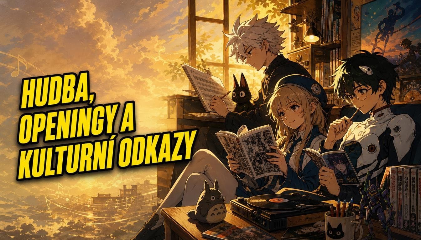 Náhledový obrázek kvízu Anime slovník: terminologie, hudba a fandom