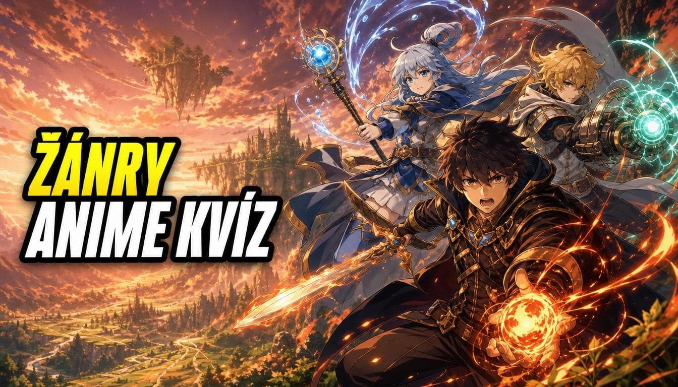 Náhledový obrázek kvízu Žánry anime: shonen, seinen, isekai a spol.