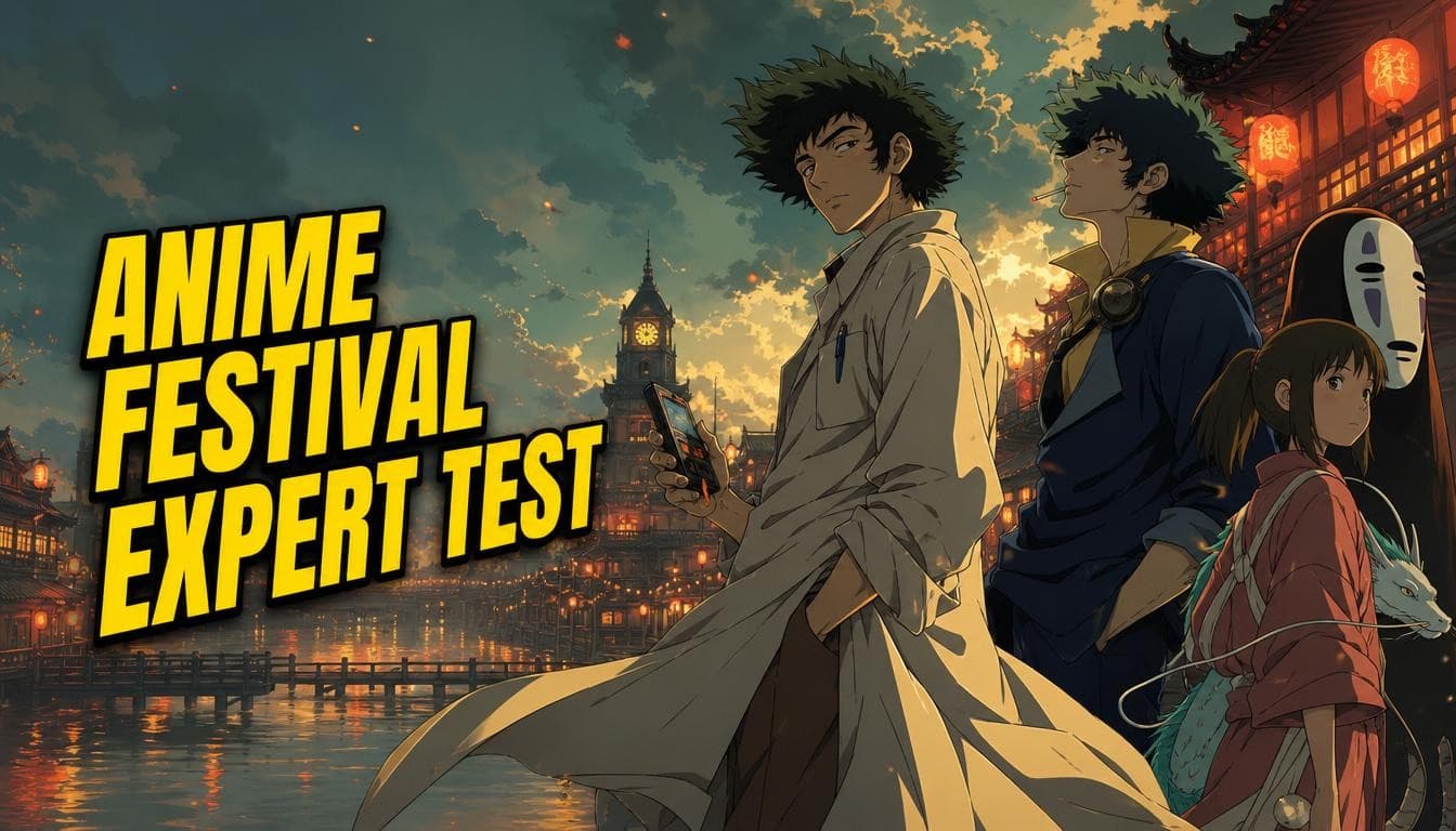 Náhledový obrázek kvízu Anime festival: rychlý expert test