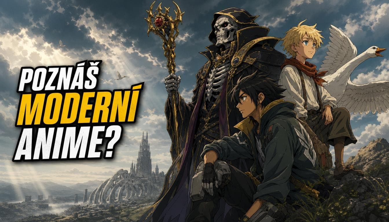 Náhledový obrázek kvízu Poznej anime seriál podle záběru: moderní vlna