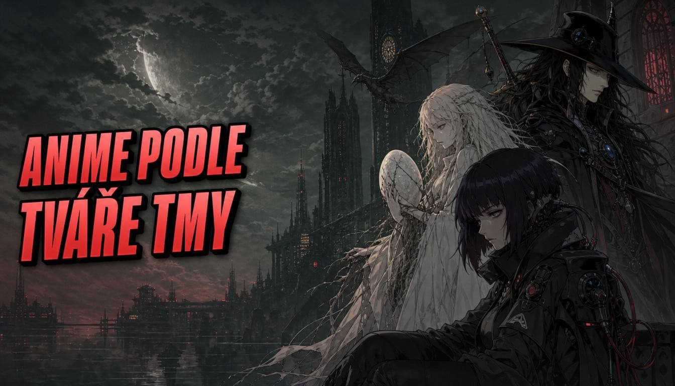 Náhledový obrázek kvízu Poznej anime podle záběru: temné světy