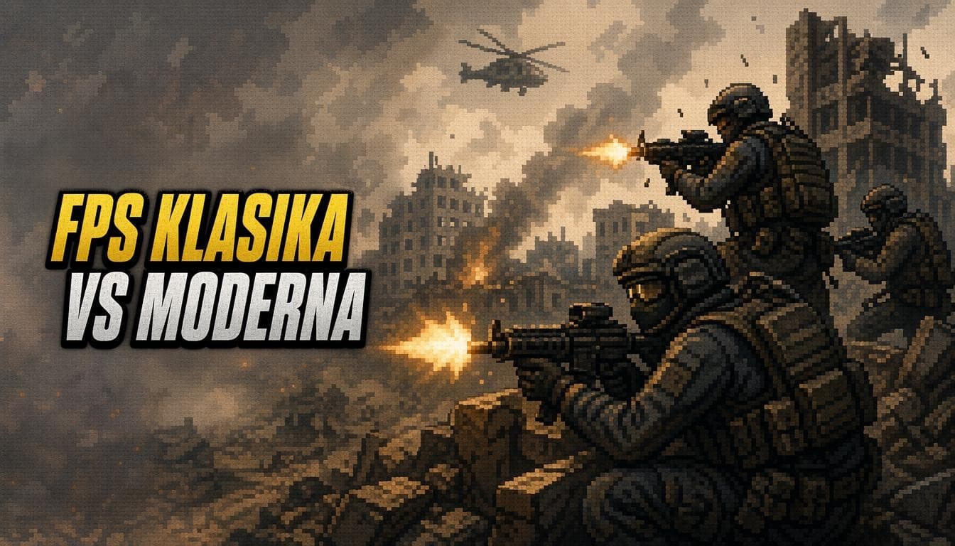 Náhledový obrázek kvízu FPS klasika a moderna