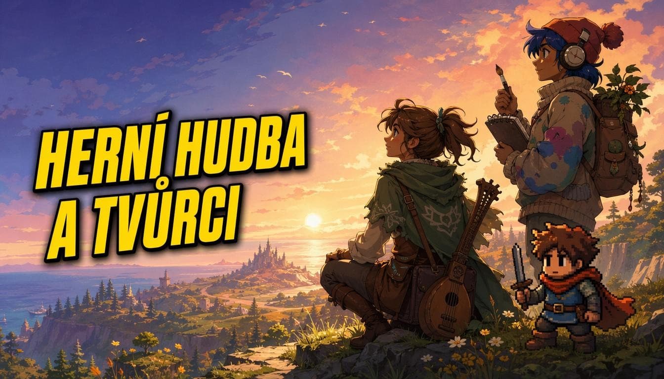 Náhledový obrázek kvízu Herní hudba a legendární tvůrci