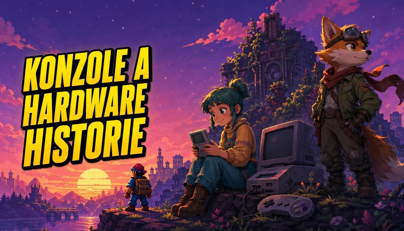 Náhledový obrázek kvízu Herní konzole a historie hardware