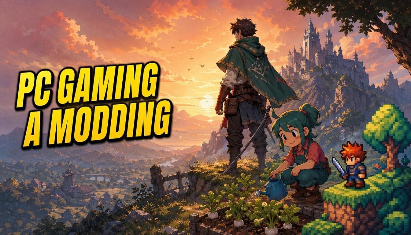 Náhledový obrázek kvízu PC gaming a moddingová scéna