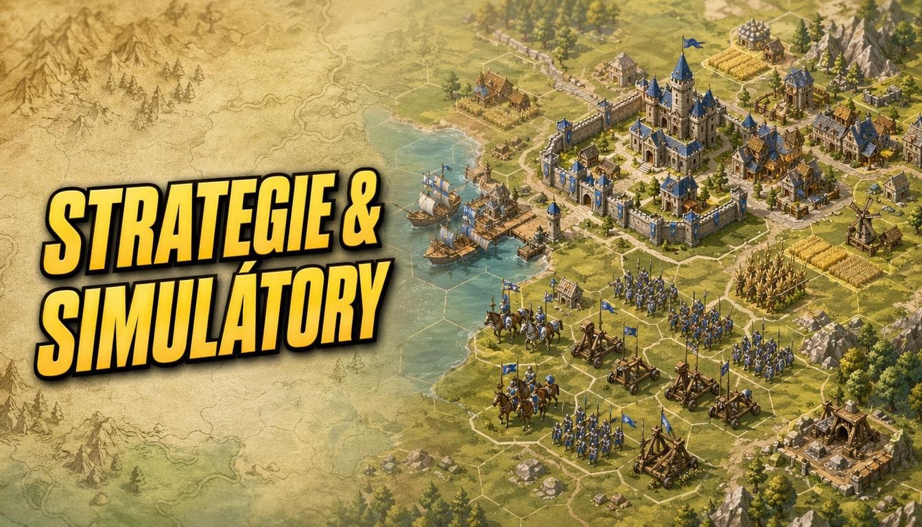 Náhledový obrázek kvízu Strategické a simulátory