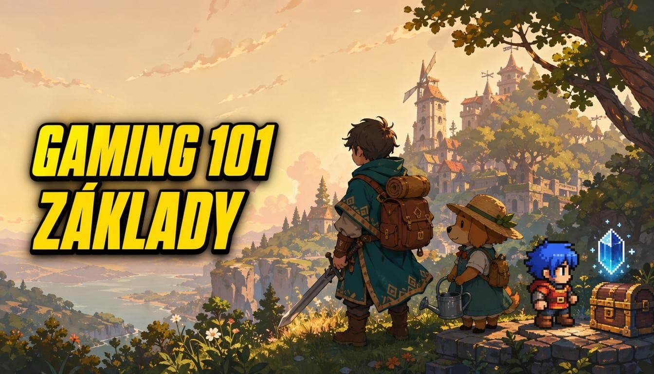 Náhledový obrázek kvízu Videohry 101 — základy gamingu