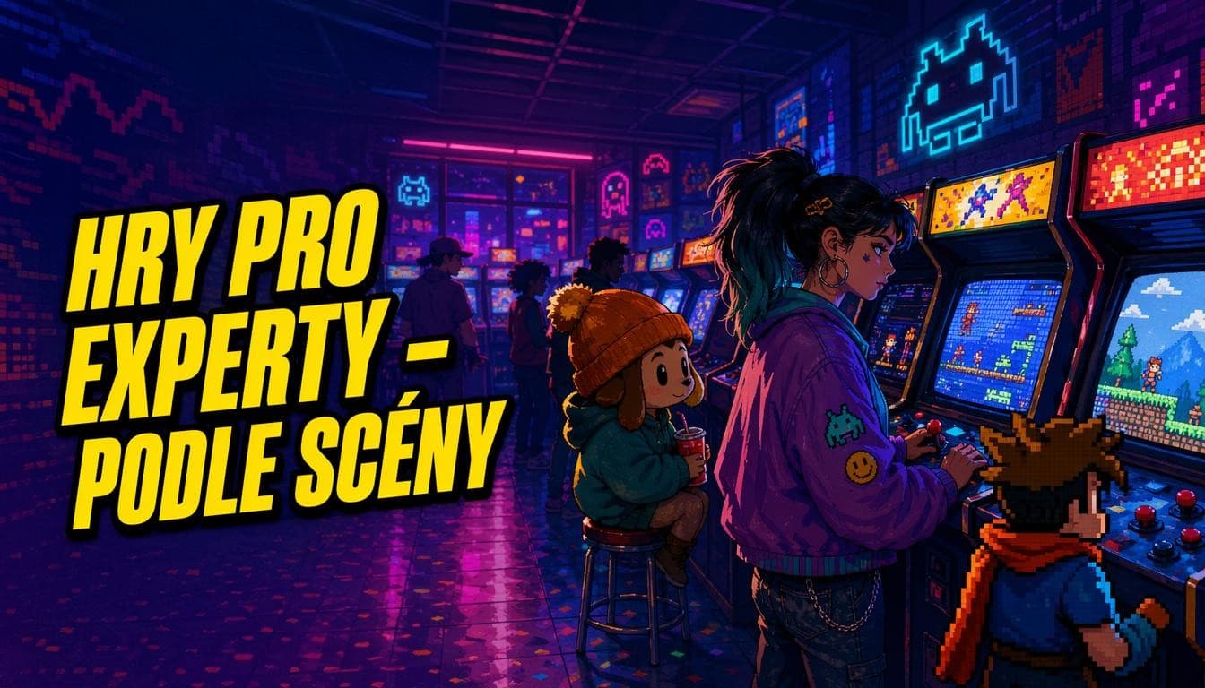 Náhledový obrázek kvízu Hry pro experty — podle scény