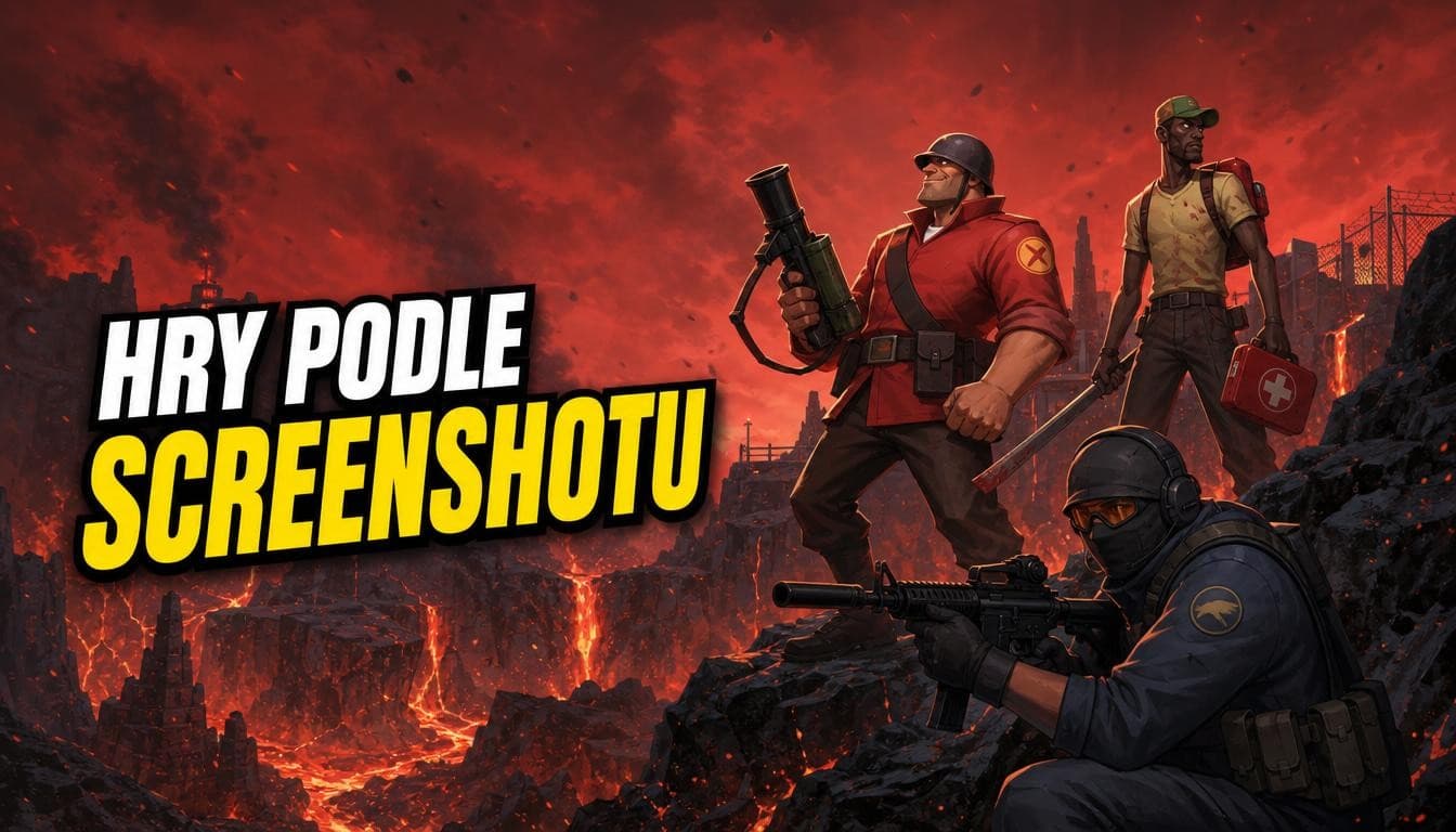 Náhledový obrázek kvízu Hry podle screenshotu