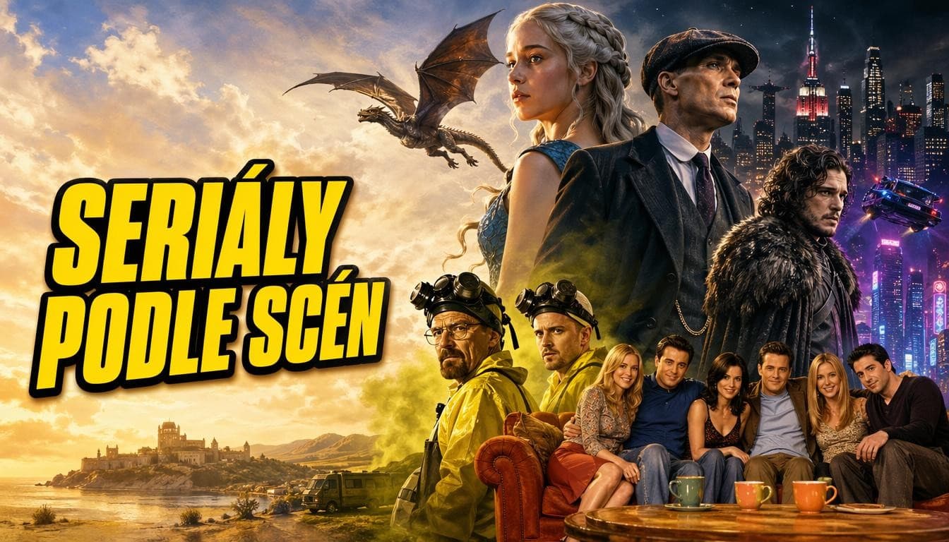 Náhledový obrázek kvízu Moderní seriály podle scén