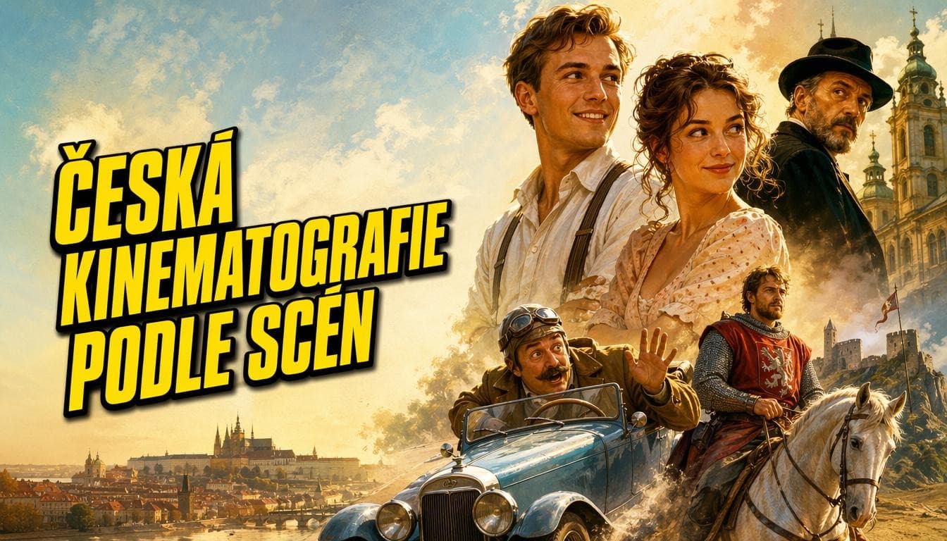 Náhledový obrázek kvízu Česká kinematografie podle scén