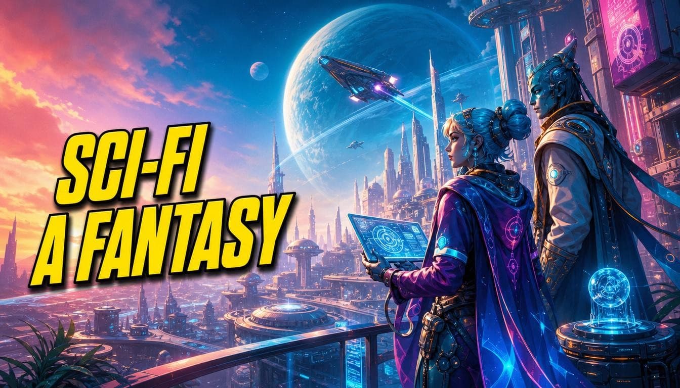 Náhledový obrázek kvízu Sci-fi a fantasy