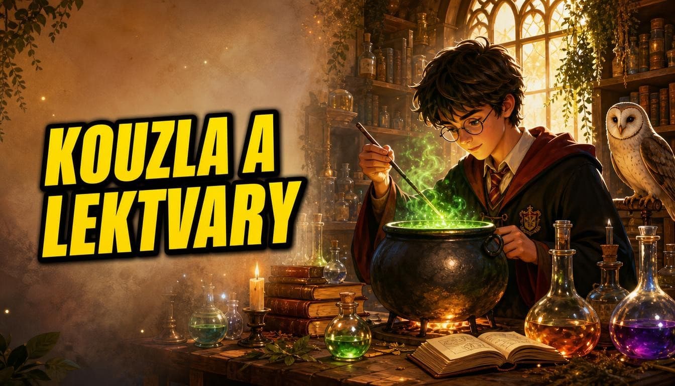 Náhledový obrázek kvízu Harry Potter: KOUZLA A LEKTVARY