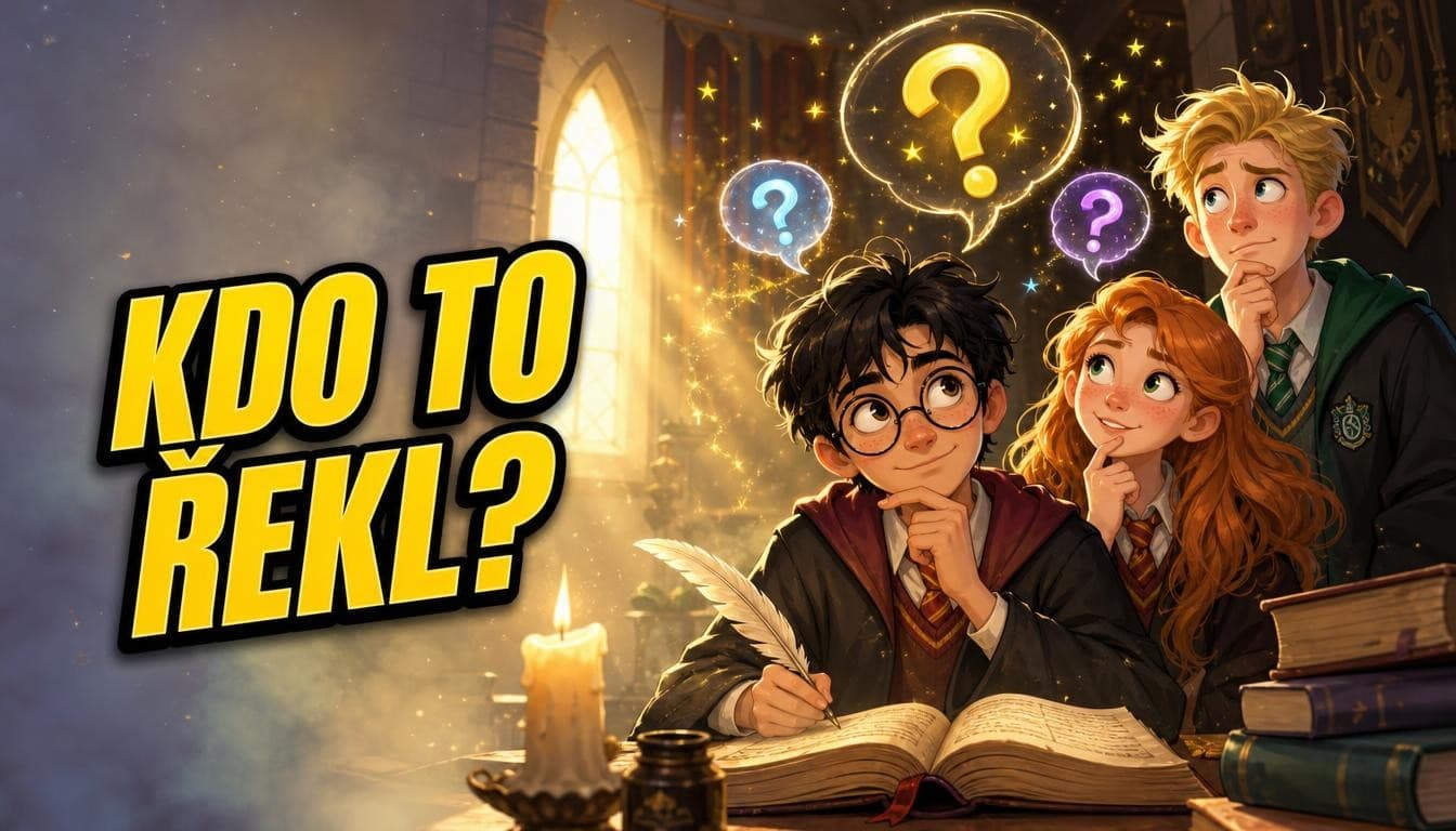 Náhledový obrázek kvízu Harry Potter: KDO TO ŘEKL?