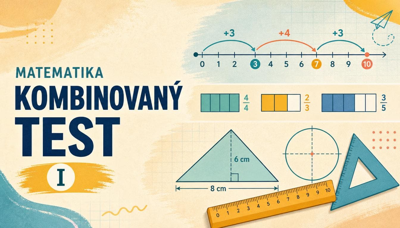 Náhledový obrázek kvízu Matematika: Kombinovaný test I