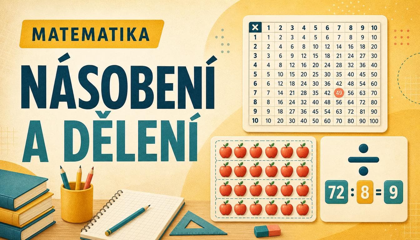 Náhledový obrázek kvízu Matematika: Násobení a dělení I
