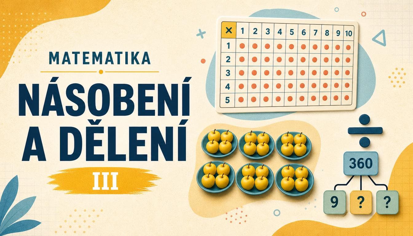 Náhledový obrázek kvízu Matematika: Násobení a dělení III