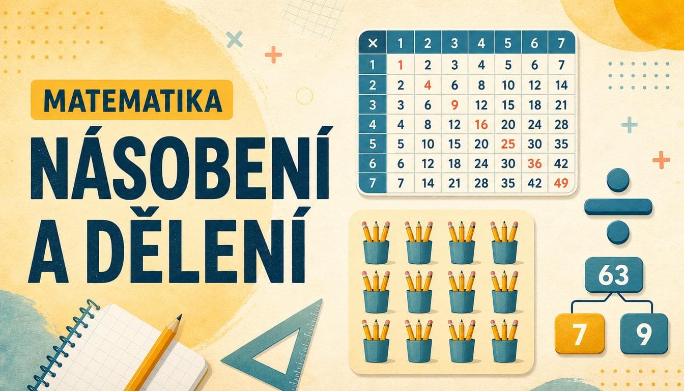 Náhledový obrázek kvízu Matematika: Násobení a dělení V