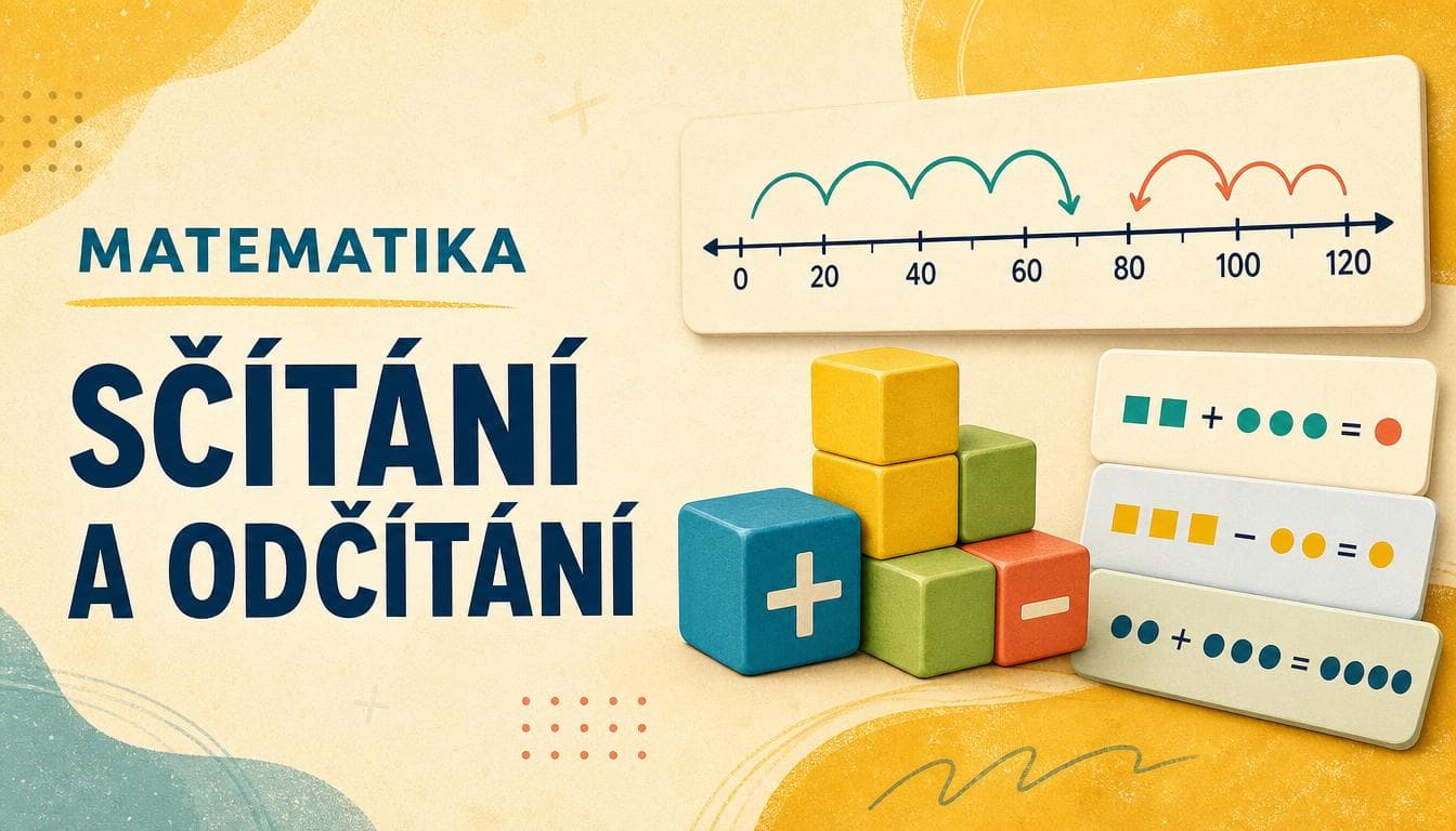 Náhledový obrázek kvízu Matematika: Sčítání a odčítání I