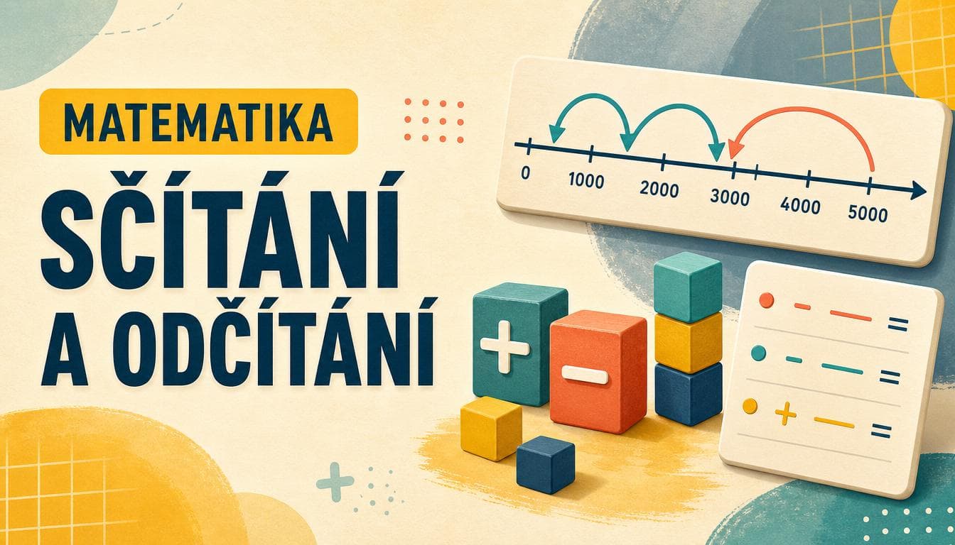 Náhledový obrázek kvízu Matematika: Sčítání a odčítání II