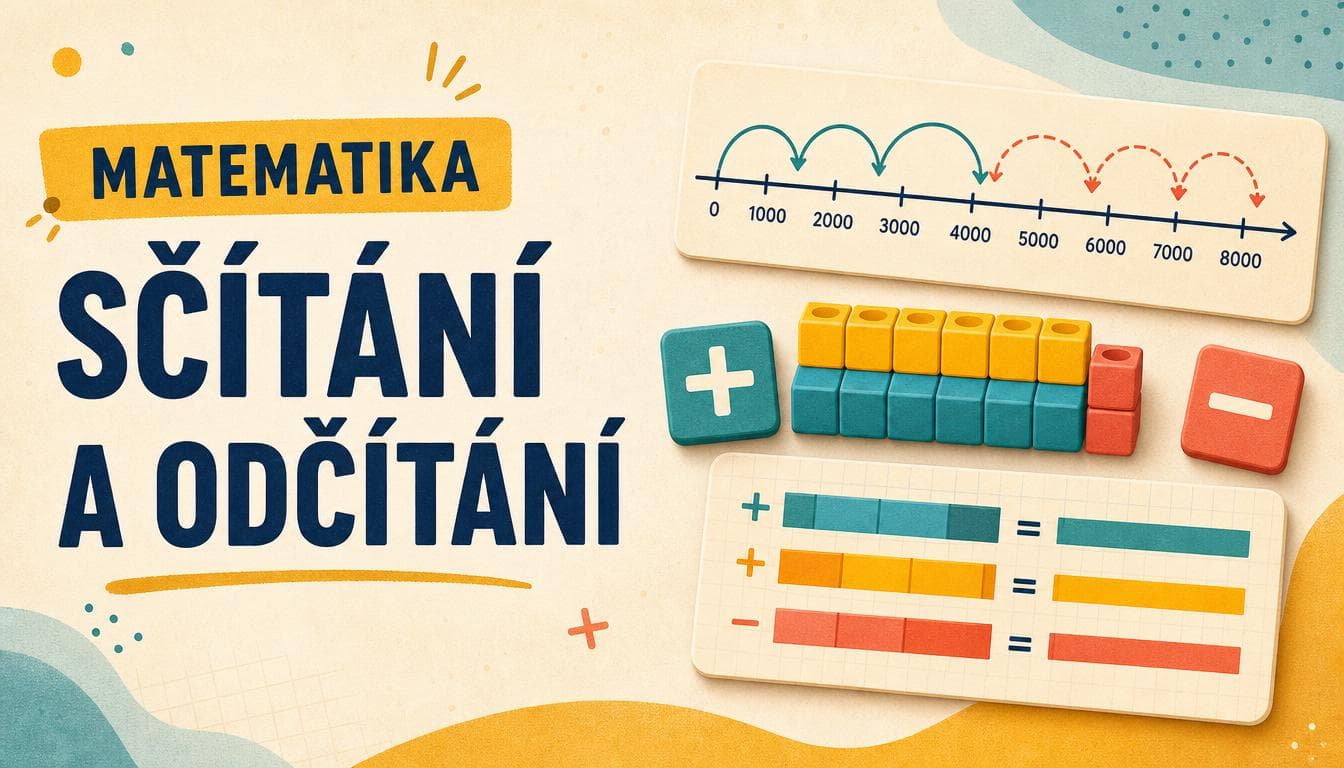 Náhledový obrázek kvízu Matematika: Sčítání a odčítání IV