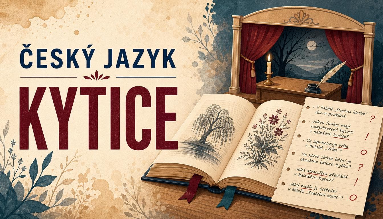 Náhledový obrázek kvízu Český jazyk: Kytice