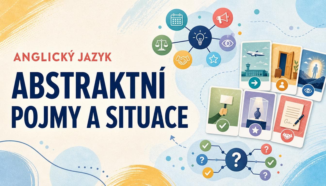 Náhledový obrázek kvízu Anglický jazyk: Abstraktní pojmy a situace