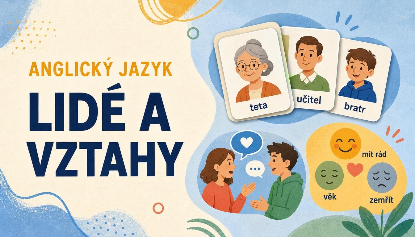 Náhledový obrázek kvízu Anglický jazyk: Lidé a vztahy I