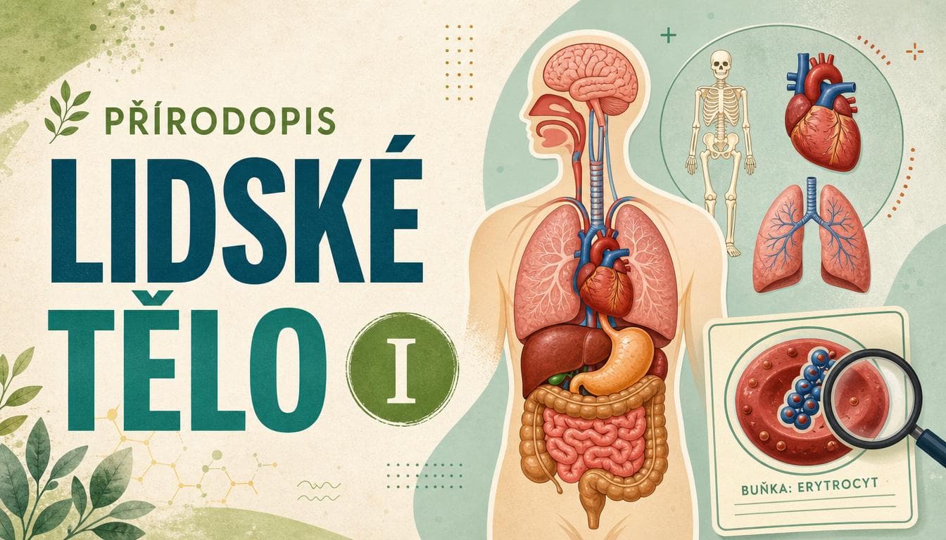 Náhledový obrázek kvízu Přírodopis: Lidské tělo I