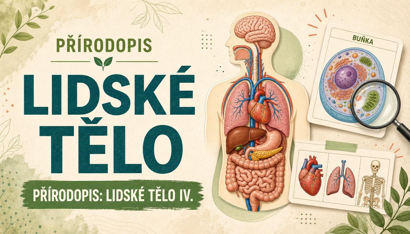 Náhledový obrázek kvízu Přírodopis: Lidské tělo IV