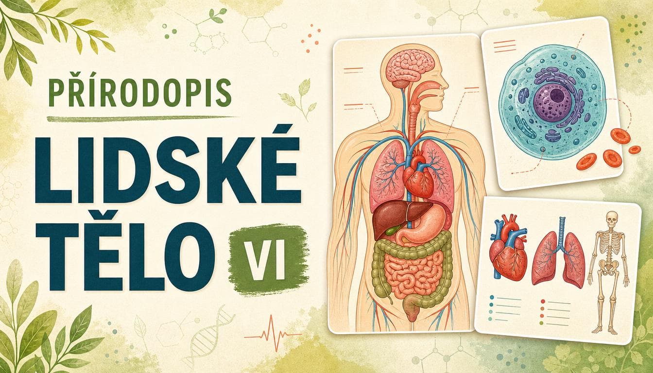 Náhledový obrázek kvízu Přírodopis: Lidské tělo VI