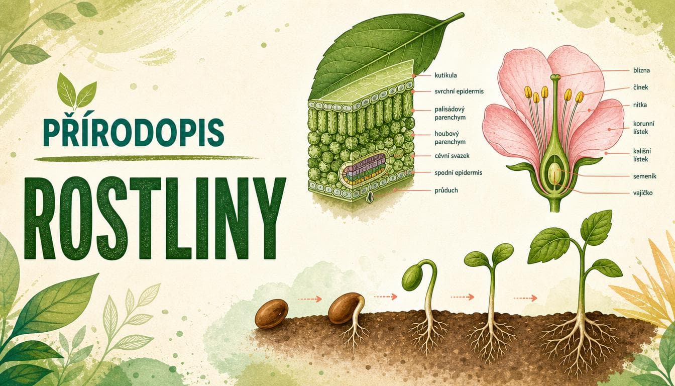 Náhledový obrázek kvízu Přírodopis: Rostliny V