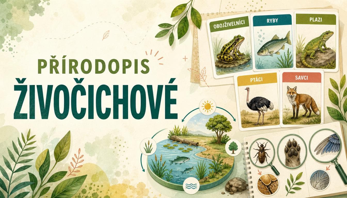 Náhledový obrázek kvízu Přírodopis: Živočichové I