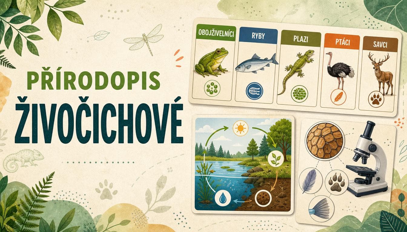 Náhledový obrázek kvízu Přírodopis: Živočichové IV