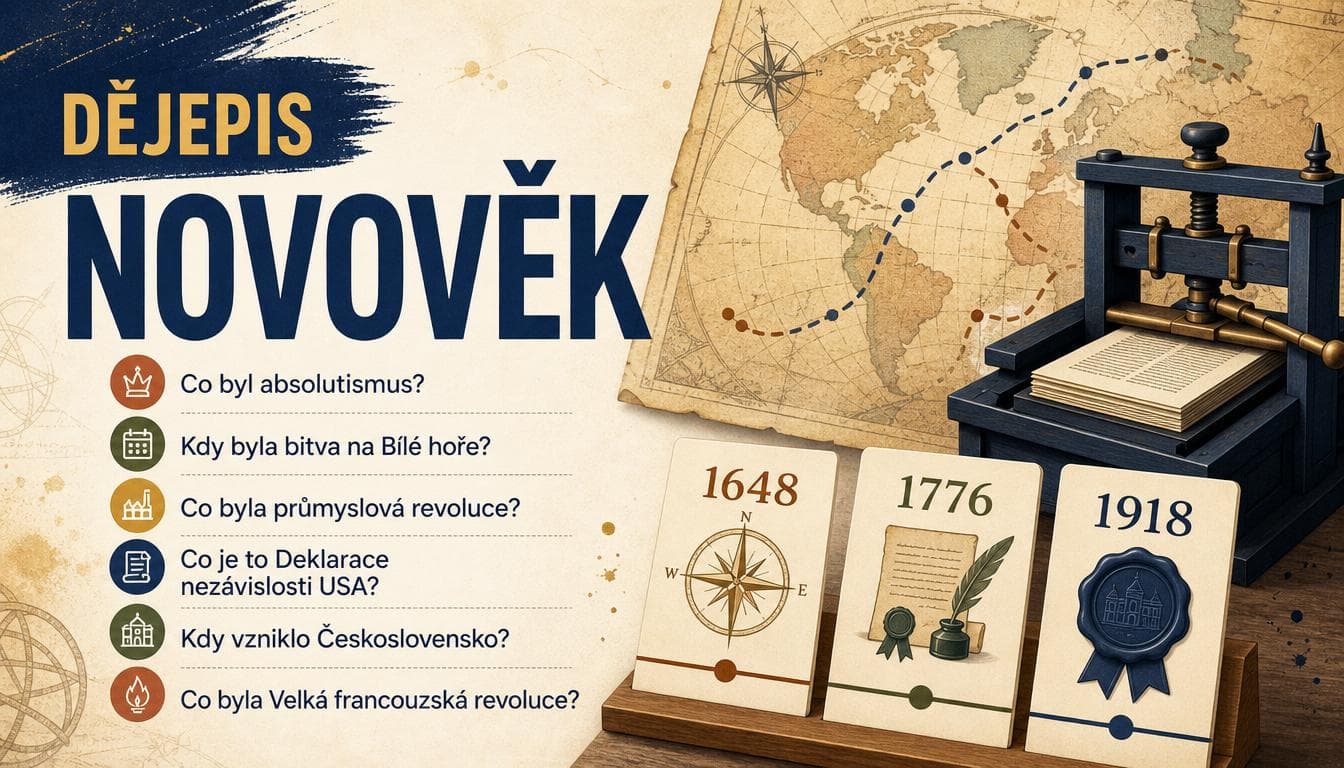 Náhledový obrázek kvízu Dějepis: Novověk I
