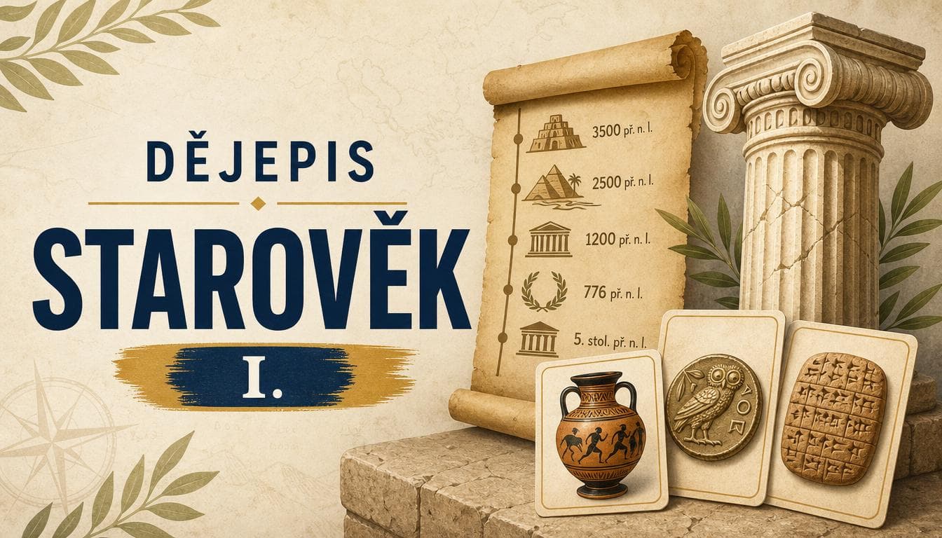 Náhledový obrázek kvízu Dějepis: Starověk I