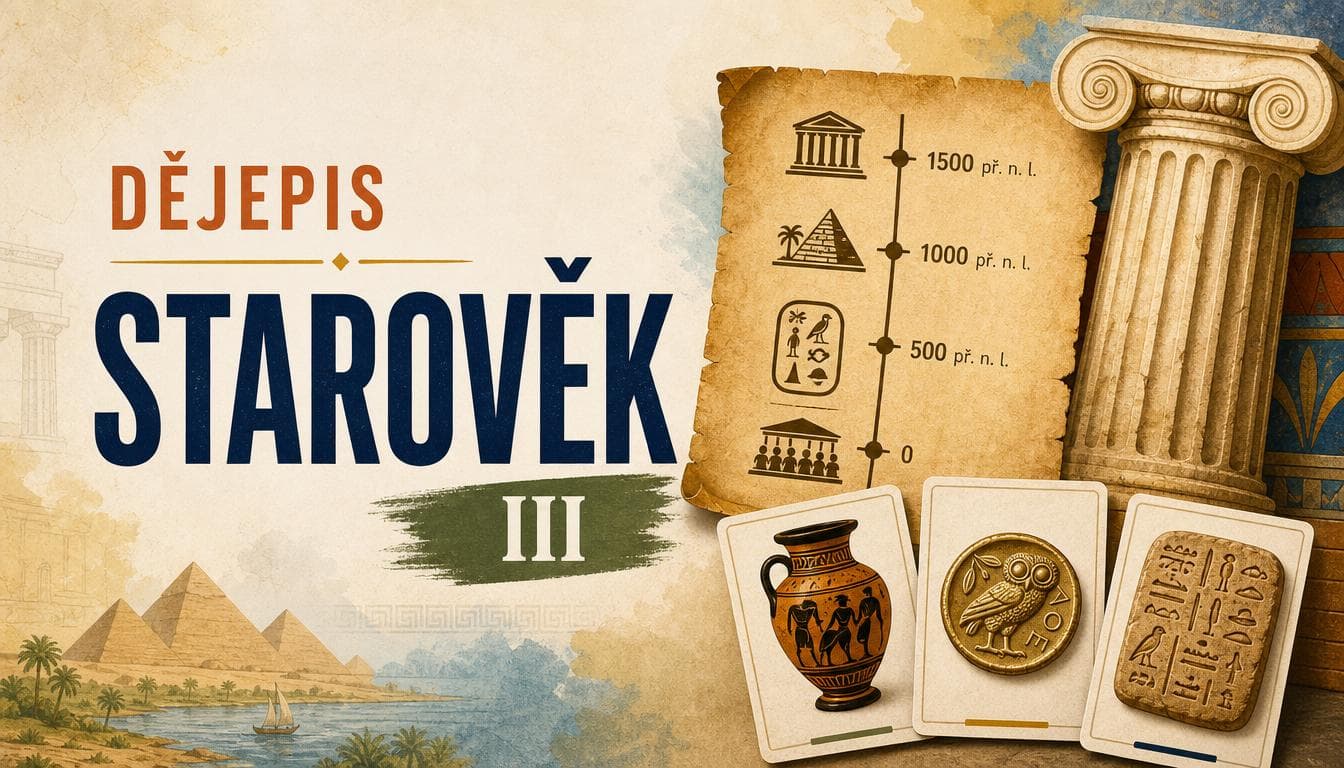 Náhledový obrázek kvízu Dějepis: Starověk III