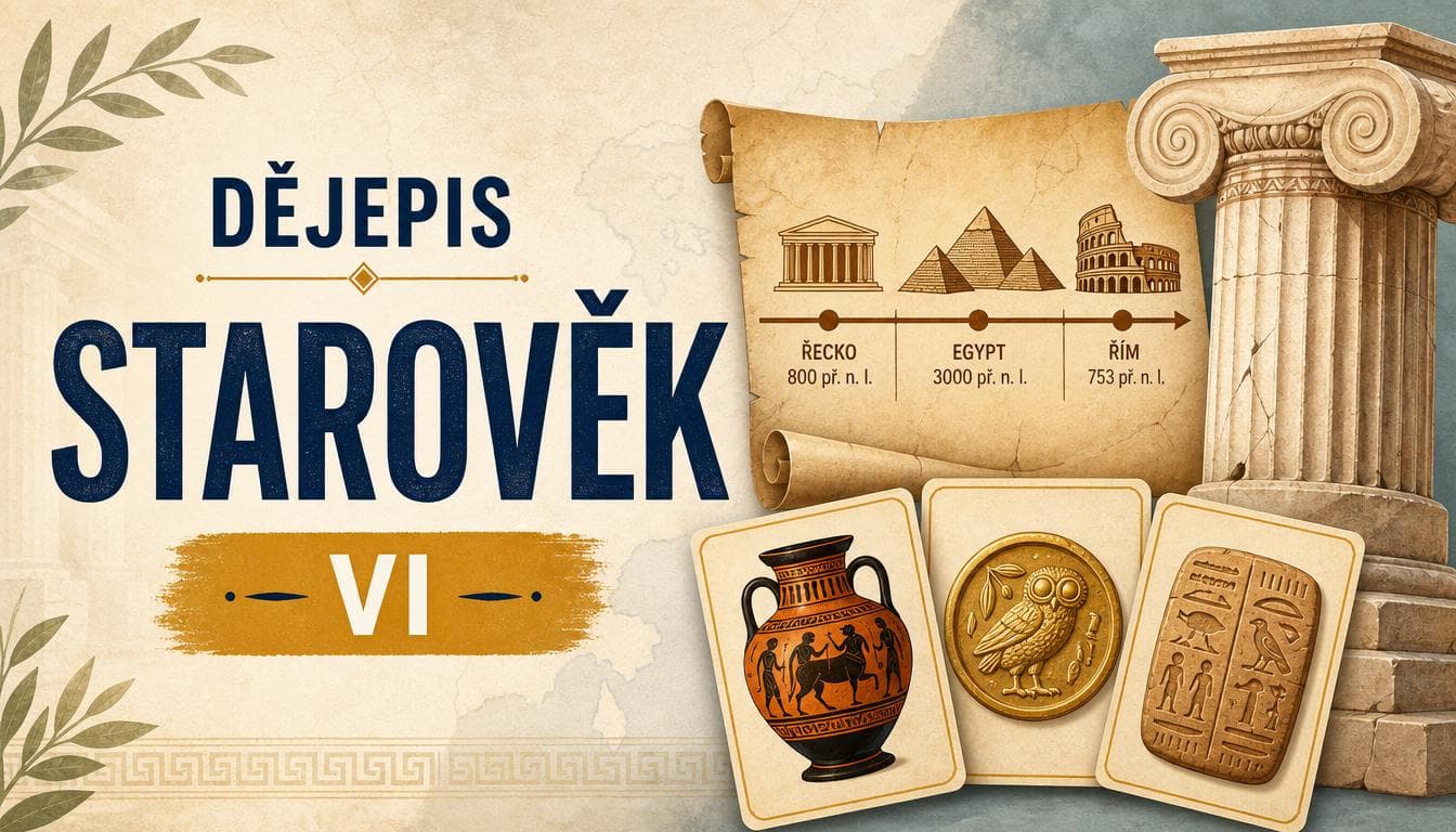 Náhledový obrázek kvízu Dějepis: Starověk VI